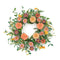 Melrose Mixed Gerbera Daisy Wreath 24"D