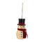 Melrose Wooden Snowman Ornament (Set of 12)