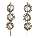 Melrose Bird and Butterfly w/Triple Orb Stake (Set of 4)