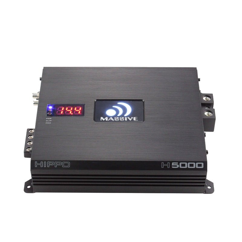 Massive Audio HIPPO H5000 5000 Watt RMS Mono Block Amplifier