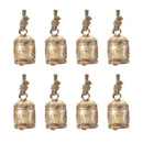 Melrose Distressed Metal Bell Ornament (Set of 8)