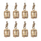 Melrose Distressed Metal Bell Ornament (Set of 8)