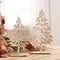Melrose Metal Tree with Wood Base (Set of 2)