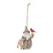 Melrose Santa with Deer and Cardinal Bird Ornament (Set of 6)