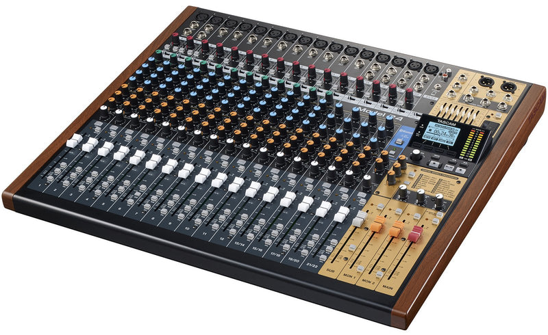 TASCAM Multi-Track Live Recording Console w/ USB Audio Interface & Analog Mixer