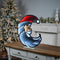 Melrose Santa Half Moon Ekkolight 23"H