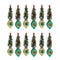 Pine Tree Reflector Drop Ornament (Set of 12)