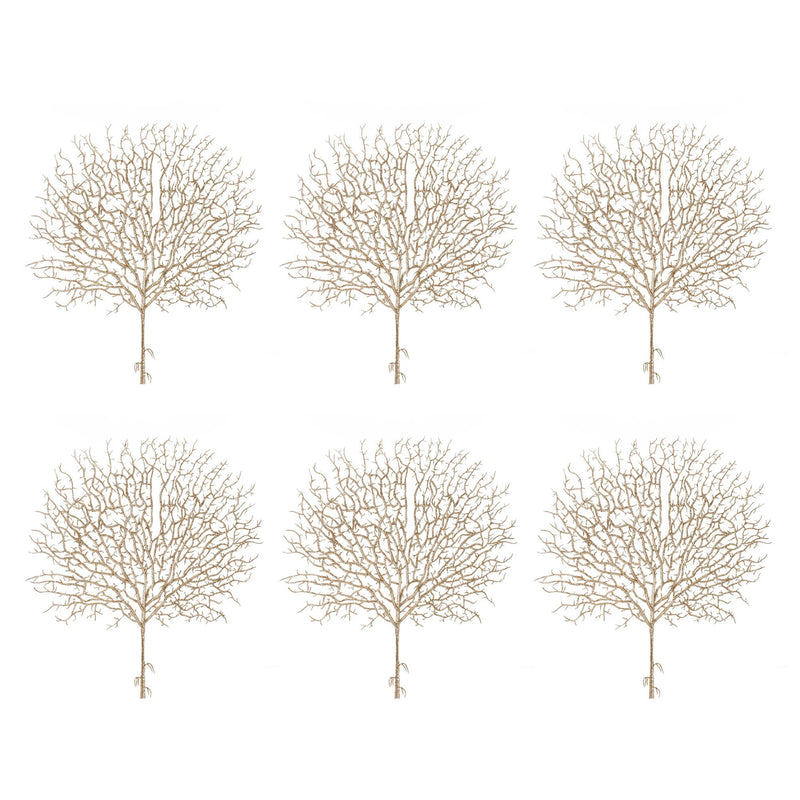 Melrose Glittered Twig Spray (Set of 6)