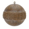 Wicker Pattern Ball Ornament (Set of 12)