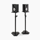 On-Stage SMS6600-P Adjustable Hex-Base Monitor Stands with Non-Slip Pad