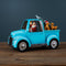 Melrose LED Snow Globe Truck with Santa and Dogs 8.75"H