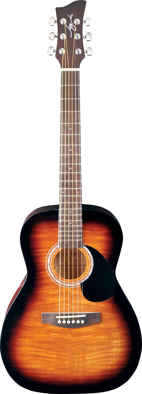 Jay Turser Jay Jr Series 3/4 Size Dreadnought Acoustic Guitar - Tobacco Sunburst