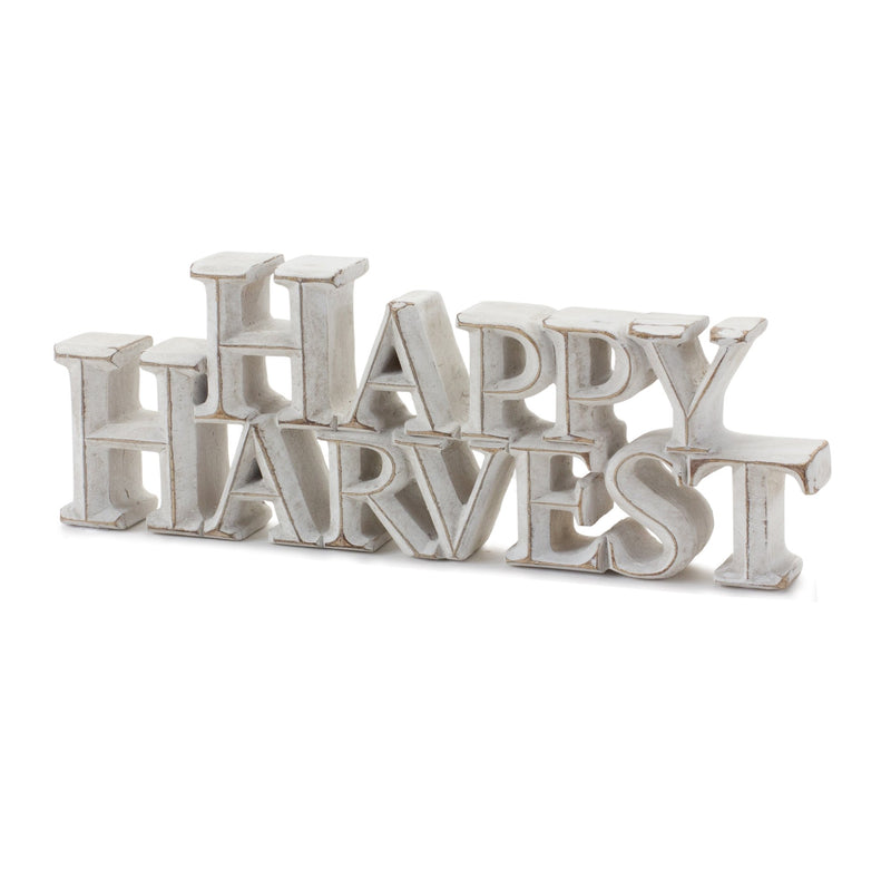 Melrose Happy Harvest and Give Thanks Tabletop Sign (Set of 2)