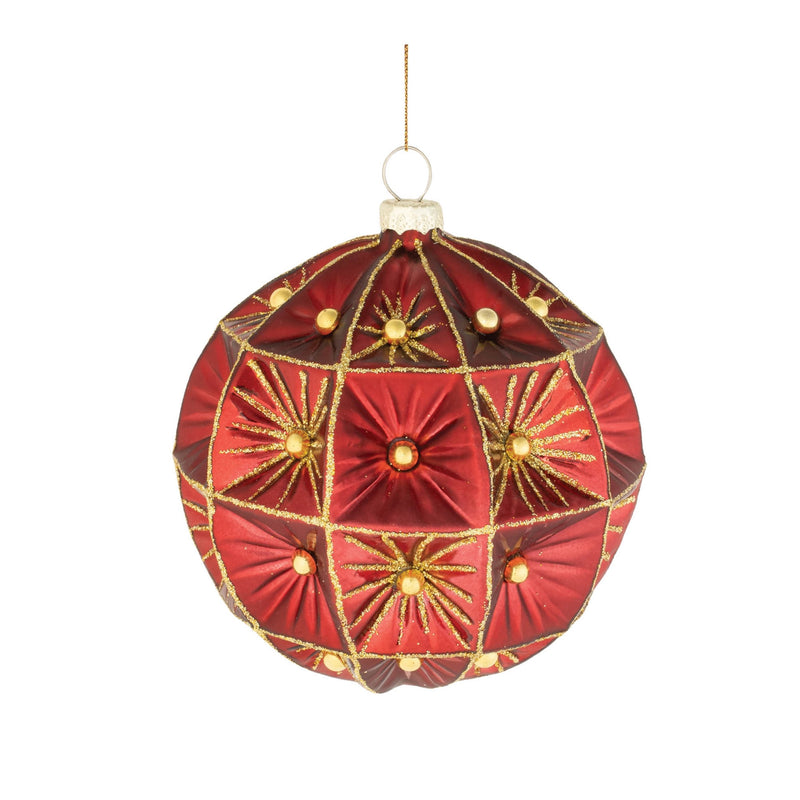 Melrose Beaded Glass Ornament (Set of 6)