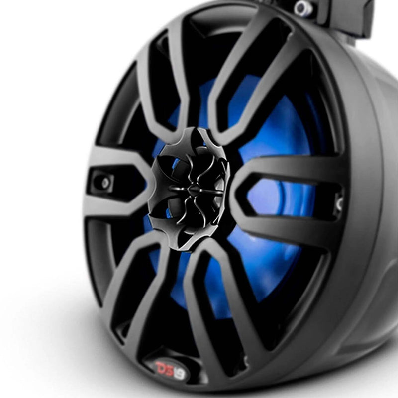 DS18 NXLPS6BK 6.5" Marine Pod Speakers with RGB LED - Black (Pair)