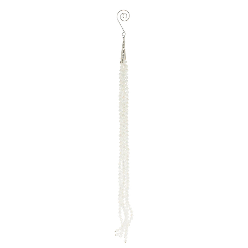 Melrose Iridescent Bead Drop Ornaments – Set of 12