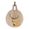 Melrose Deer Print Cutting Board Decor 7.75"D