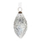 Melrose Clear Ornamental Glass Ornament (Set of 4)