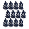 Melrose Glittered Magnolia Leaf Spray (Set of 12)