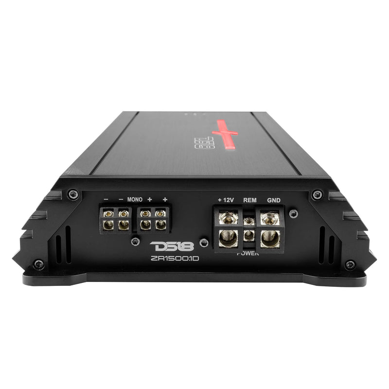 DS18 ZR1500.1D Monoblock 1500W RMS Class D Amplifier