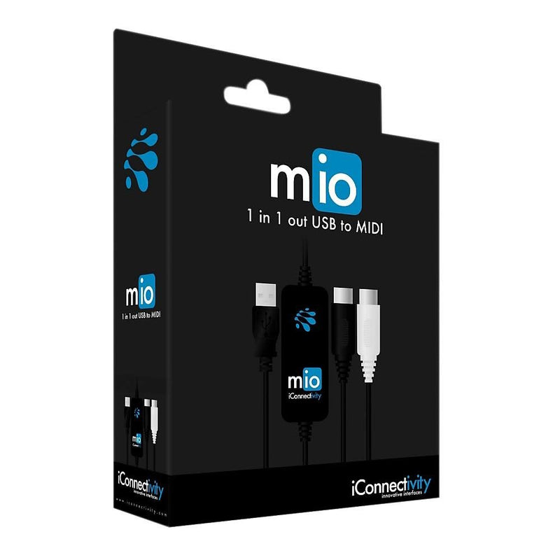 iConnectivity Mio 1-In-1-Out USB to MIDI Interface for Mac and PC