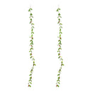 Melrose Fabric Mistletoe String Garland (Set of 2)