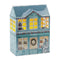 Melrose Iron Village Bookstore with LED Accent 12"H