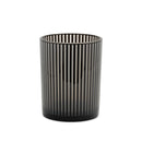 Melrose Srtiped Glass Candle Holder (Set of 2)