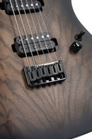 Cort KX500 Baritone Electric Guitar Natural Black Burst