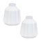 Melrose Ribbed Ceramic Vase (Set of 2)