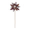 Melrose Glittered Poinsettia Flower Stem (Set of 2)