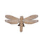 Melrose Floral Etched Insect Shelf Sitter (Set of 4)