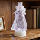 Melrose LED Snowman Snow Globe 10"H