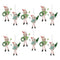 Melrose Nostalgic Snowman Ornament (Set of 12)