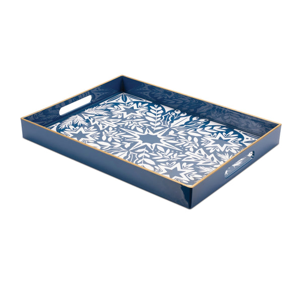Melrose North Star Print Tray 15.75"L