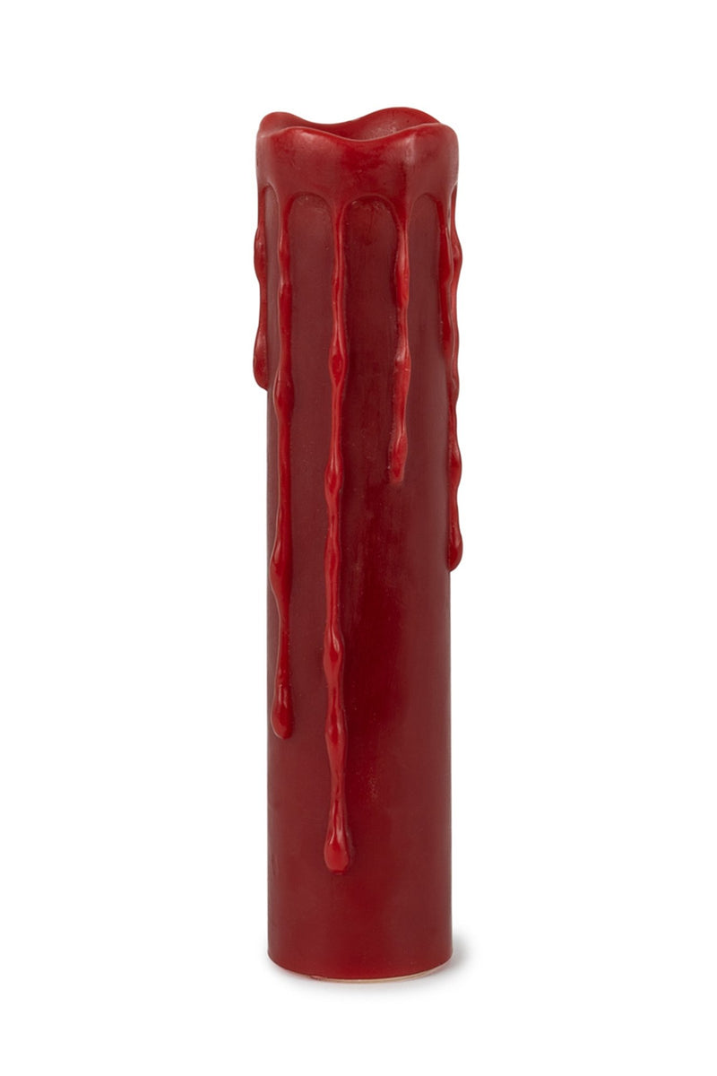 Melrose Red LED Dripping Wax Designer Candle with Remote (Set of 2)