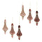 Melrose Ribbed Glass Drop Ornament (Set of 6)
