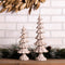 Melrose Brushed Gold Pine Tree (Set of 2)