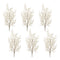 Melrose Glittered Pine Spray (Set of 6)