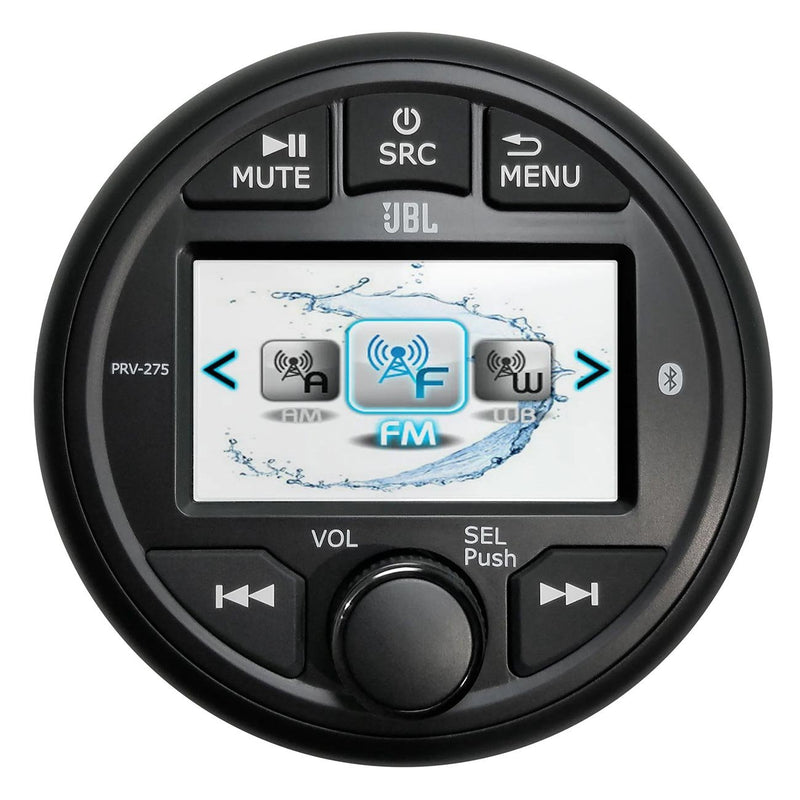 JBL PRV275 Marine Stereo AM/FM/NOAA with Bluetooth & 4x45W Amp