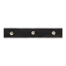 Melrose Jingle Bell Faux Leather Wired Ribbon 1.5" x 5yds.