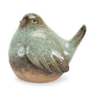 Melrose Ceramic Bird Figurines with Unglazed Accents (Set of 4) Multicolor
