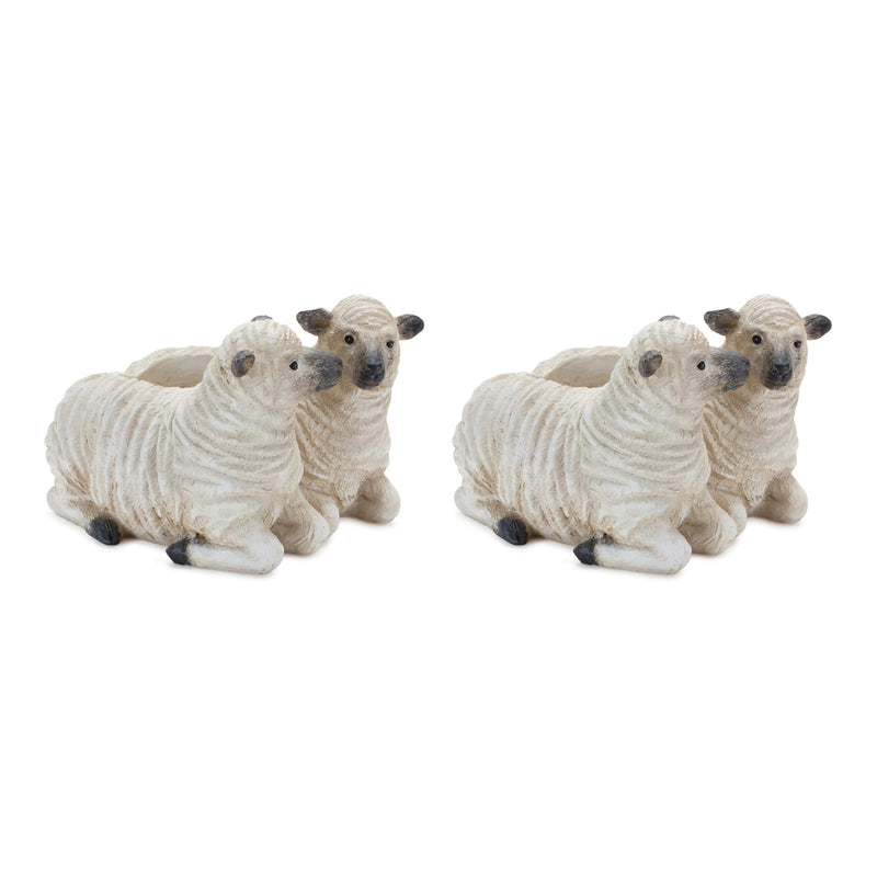 Melrose Sheep Couple Planter (Set of 2)