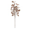 Melrose Metallic Holly Leaf Spray (Set of 6)