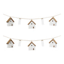 Melrose House and Tube Vase String Garland (Set of 2)