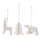 Melrose Modern Ceramic Animal Ornaments (Set of 6)