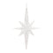 Clear Acrylic Star Drop Ornament (Set of 24)