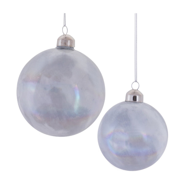 Melrose Irredescent Glass Ball Ornament (Set of 6)