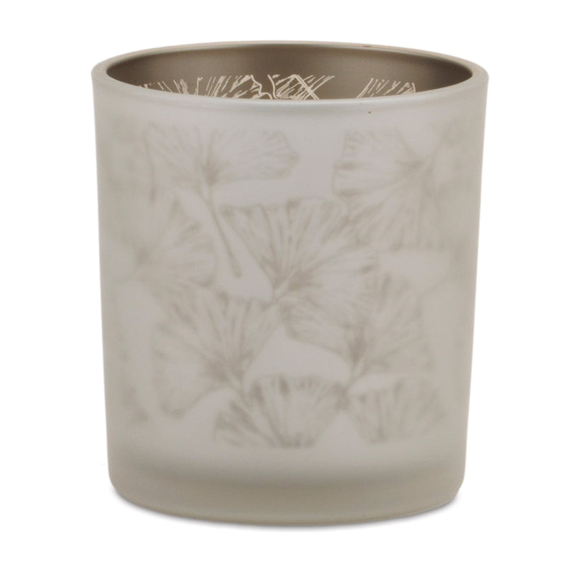Melrose Set of 3 Silver & Gold Glass Votive Candle Holders