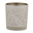 Melrose Set of 3 Silver & Gold Glass Votive Candle Holders